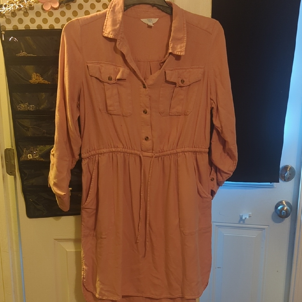 Time and Tru Blush Pink Shirt